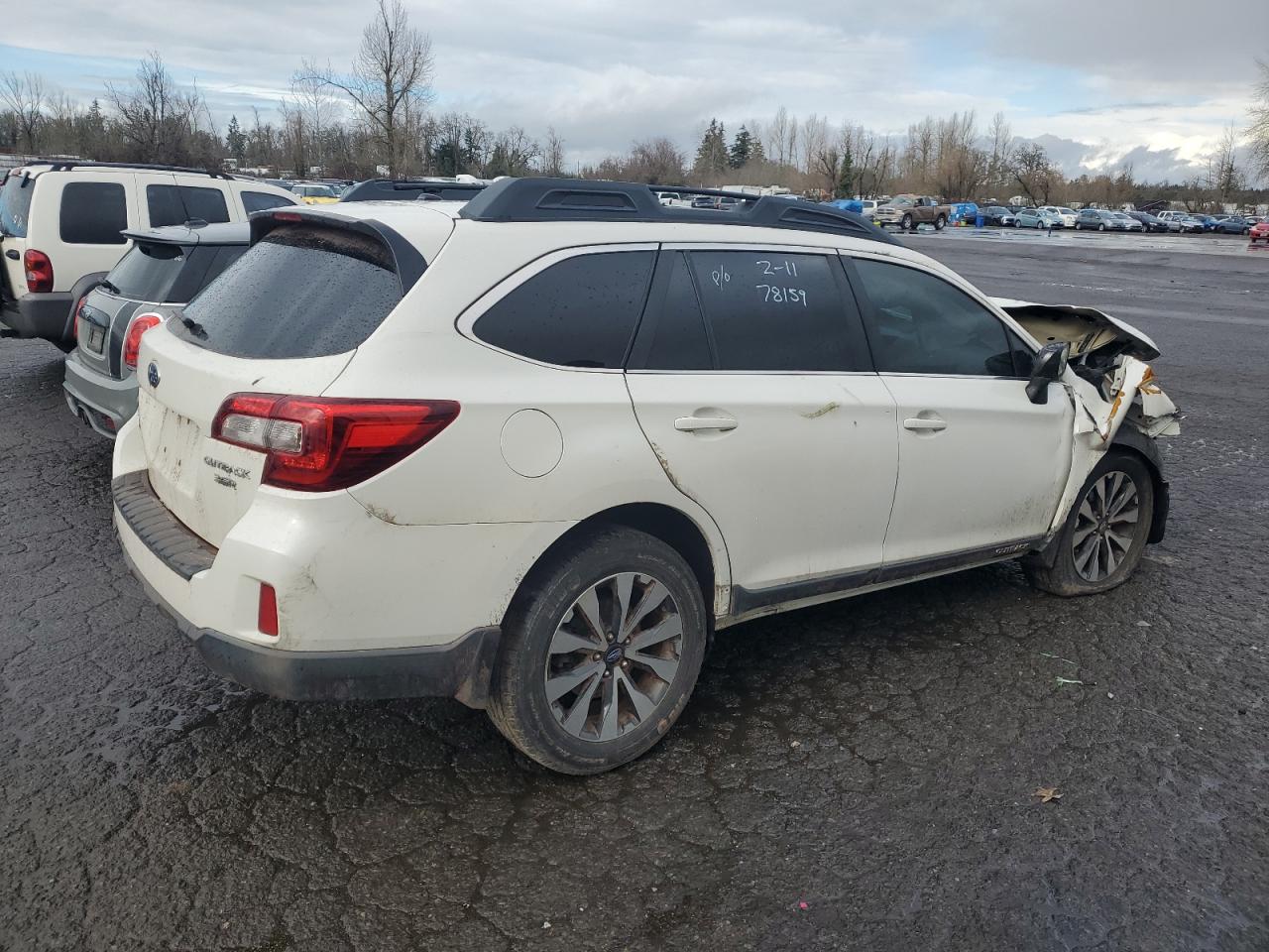 2015 Subaru Outback VIN 4S4BSENC0F3247508 Copart auction photo, all over damage thumbnail 3