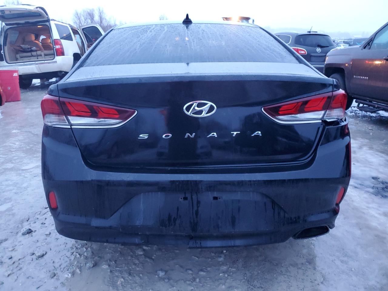 2018 Hyundai Sonata VIN 5NPE34AF8JH628173 Copart auction photo, front end damage thumbnail 6