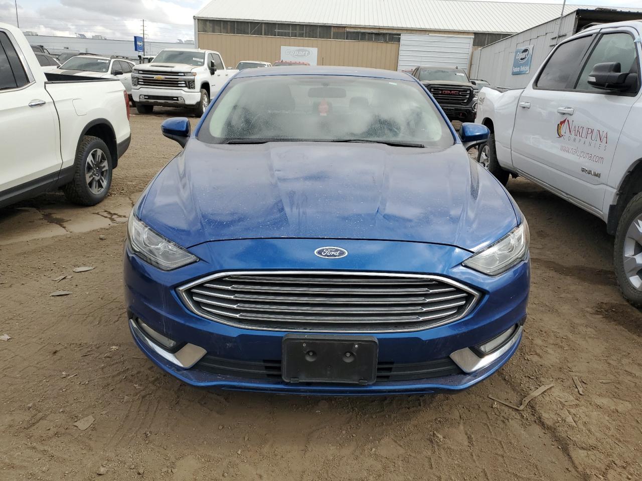 2018 Ford Fusion VIN 3FA6P0LU8JR158629 Copart auction photo, rear end damage thumbnail 5