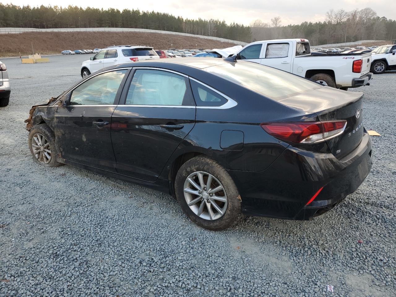 2018 Hyundai Sonata VIN 5NPE24AF6JH623864 Copart auction photo, all over damage thumbnail 2