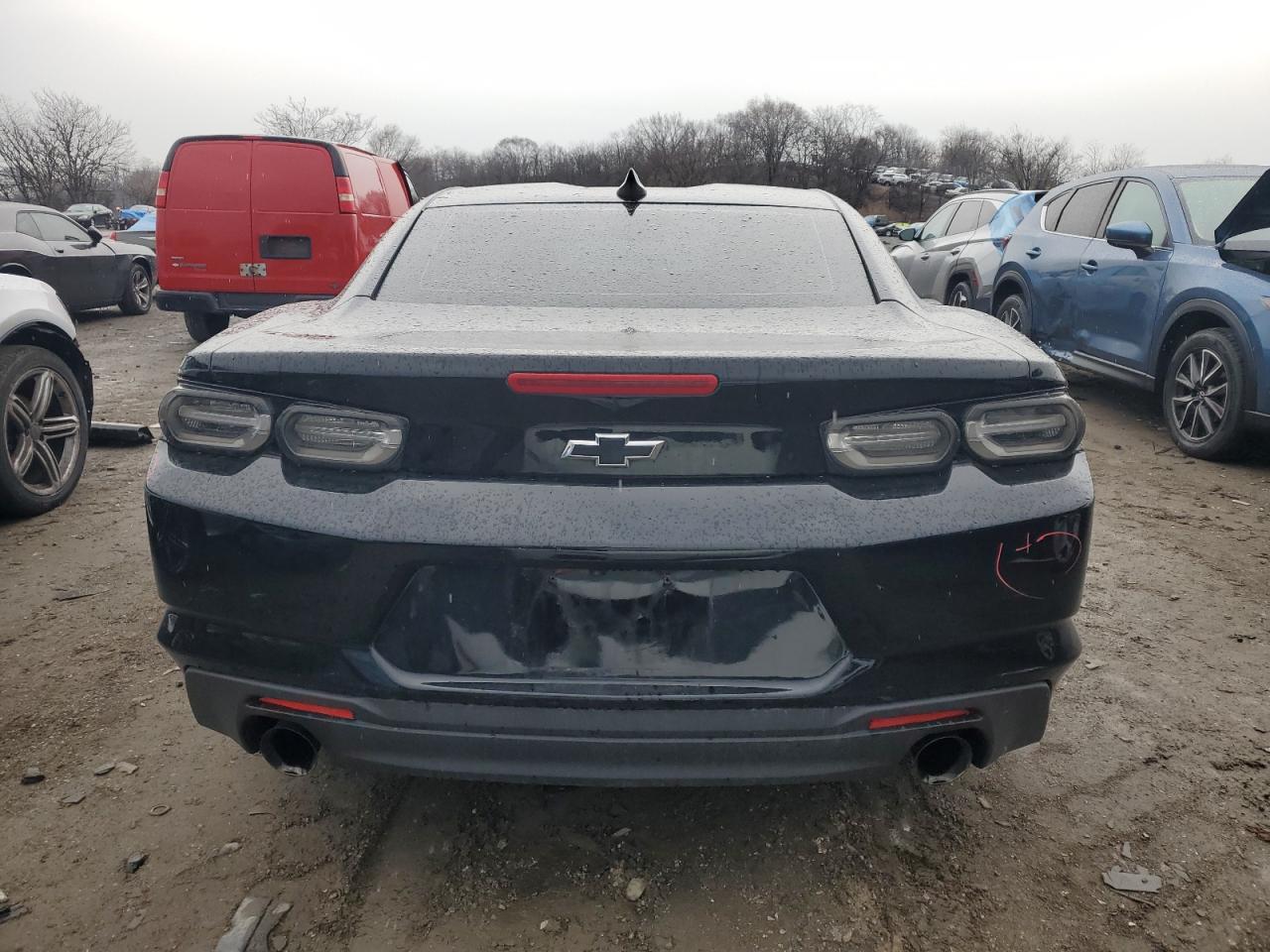 2019 Chevrolet Camaro VIN 1G1FB1RXXK0135797 Copart auction photo, front end / side damage thumbnail 6