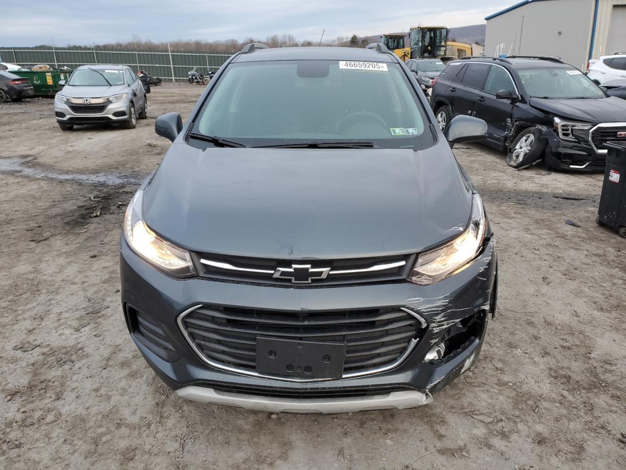 2021 Chevrolet Trax VIN KL7CJPSM7MB367228 Copart auction photo, side / front end damage thumbnail 5