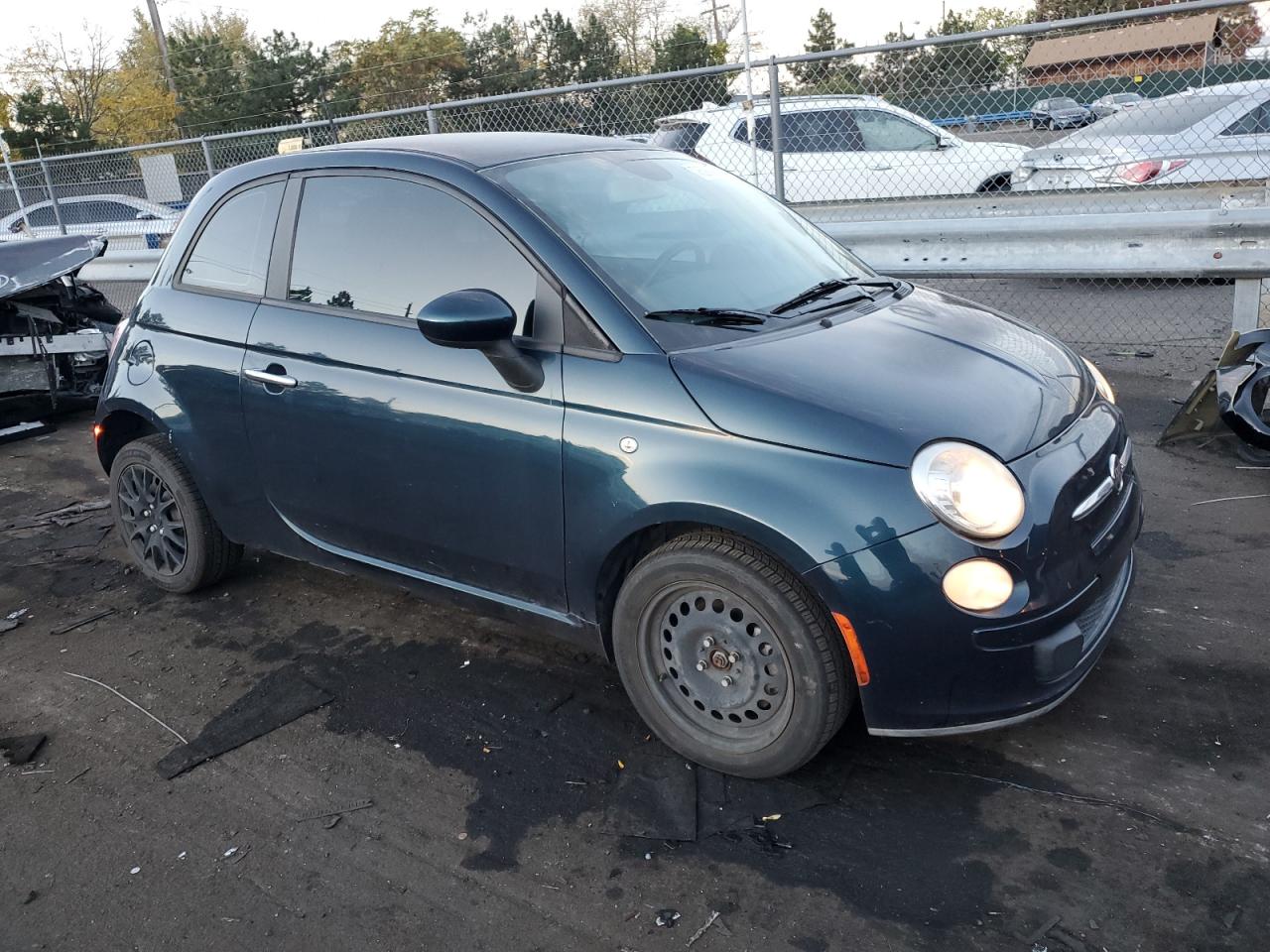 2013 Fiat 500 VIN 3C3CFFAR4DT678131 Copart auction photo, all over damage thumbnail 4