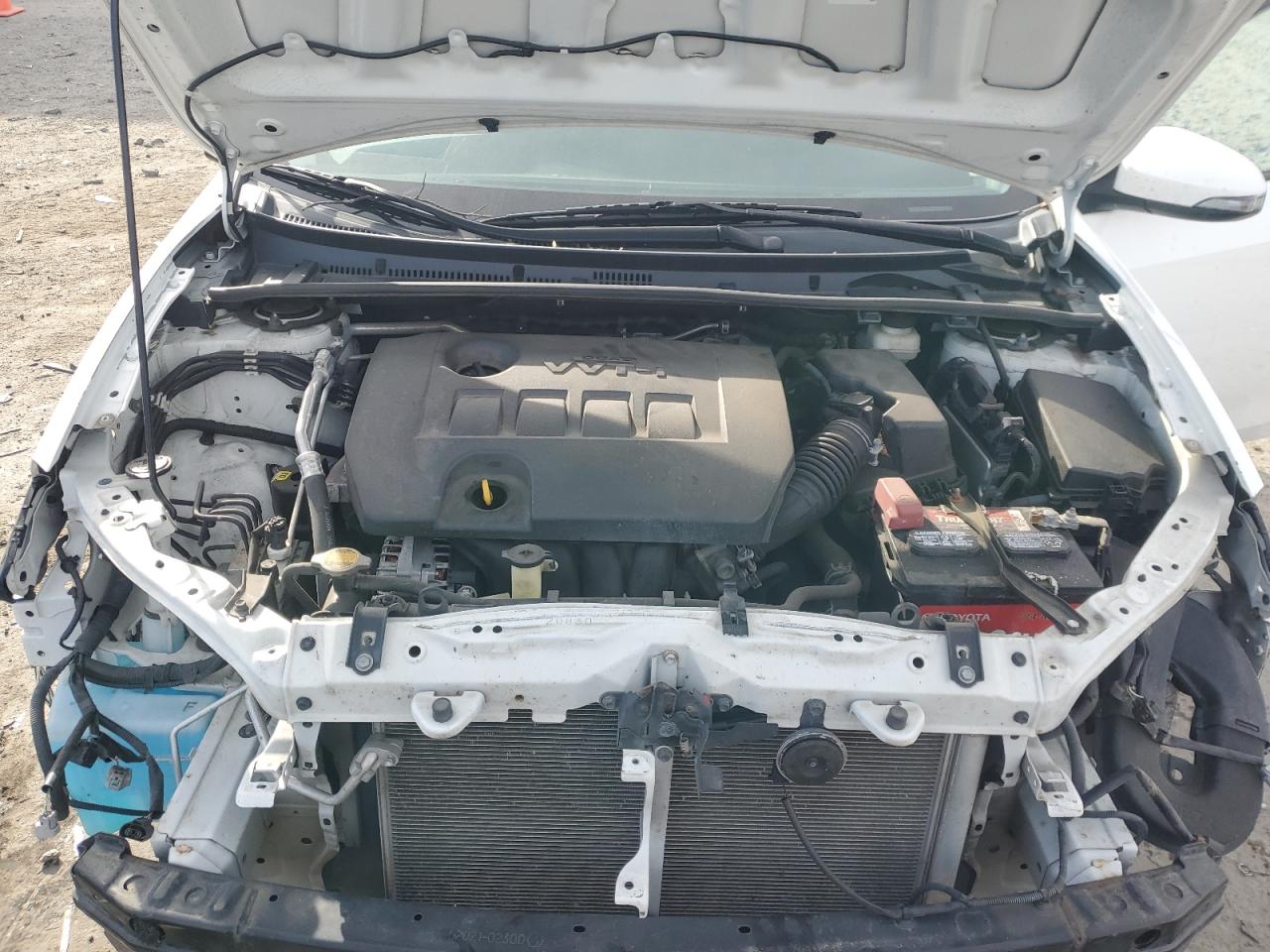 2014 Toyota Corolla VIN 5YFBURHE6EP096392 Copart auction photo, front end / rear end damage thumbnail 11