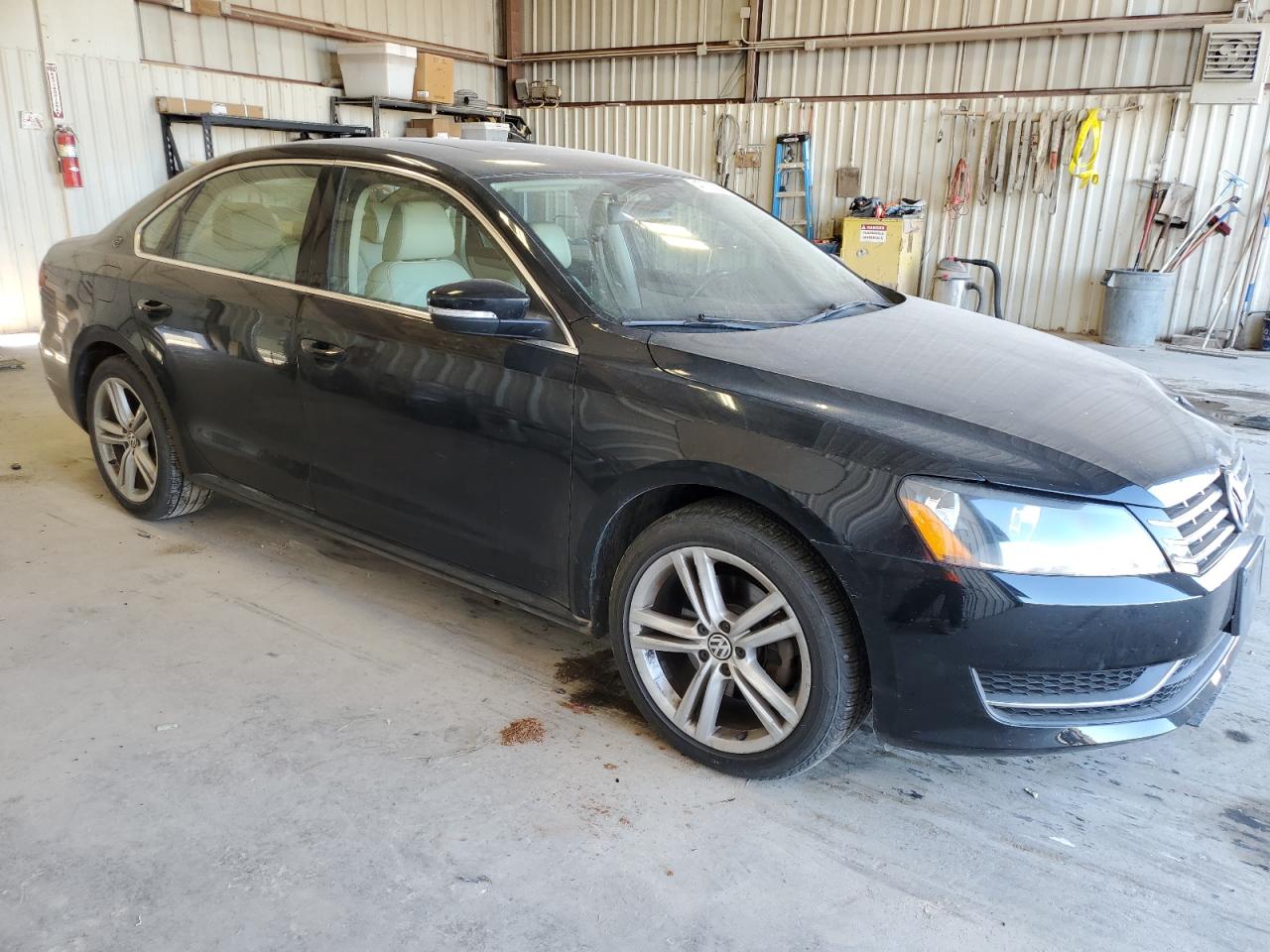 2014 Volkswagen Passat VIN 1VWBN7A35EC090115 Copart auction photo, front end / hail damage thumbnail 4