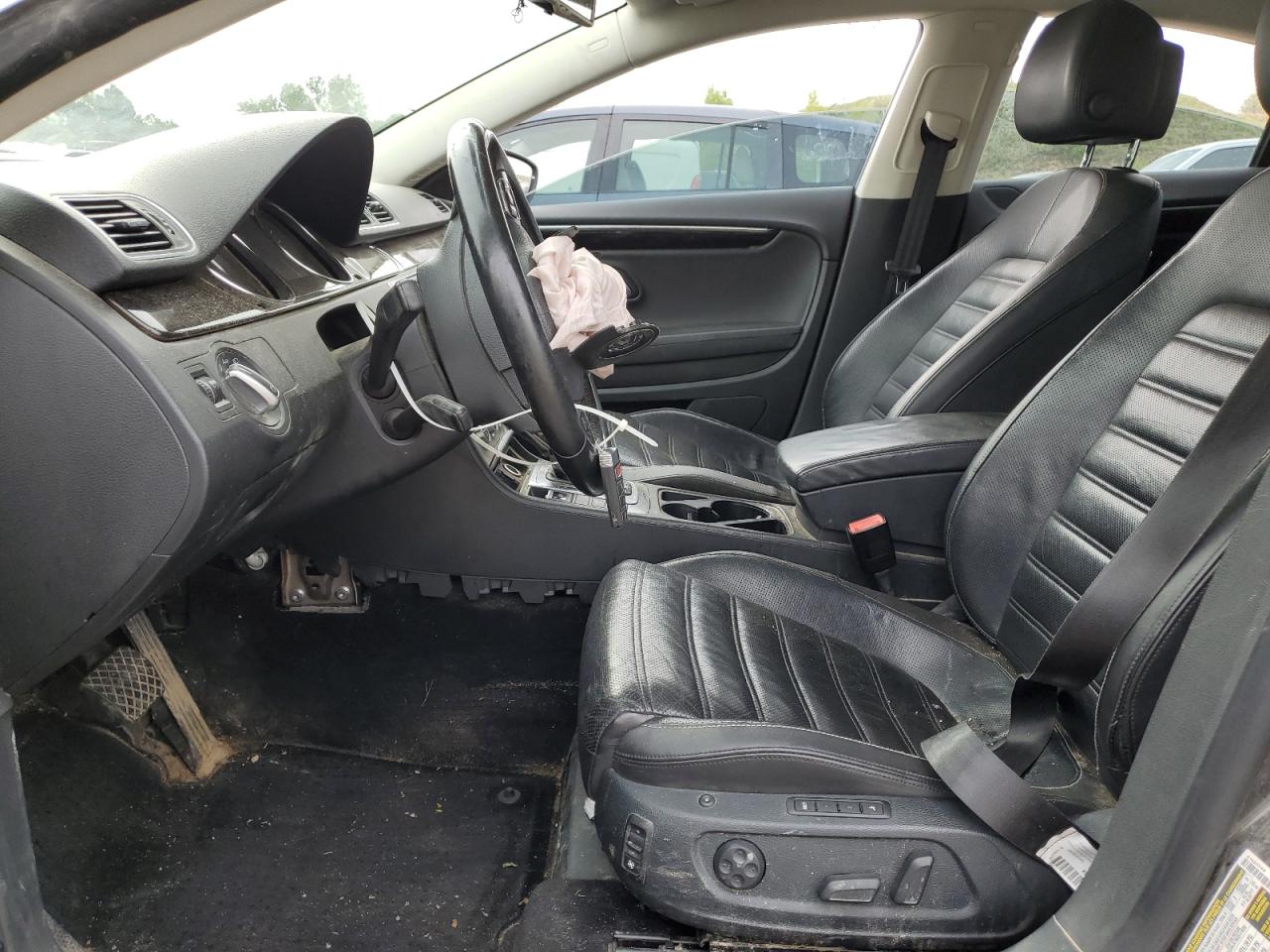 2013 Volkswagen Passat CC VIN WVWGU7AN2DE530985 Copart auction photo, front end / side damage thumbnail 7