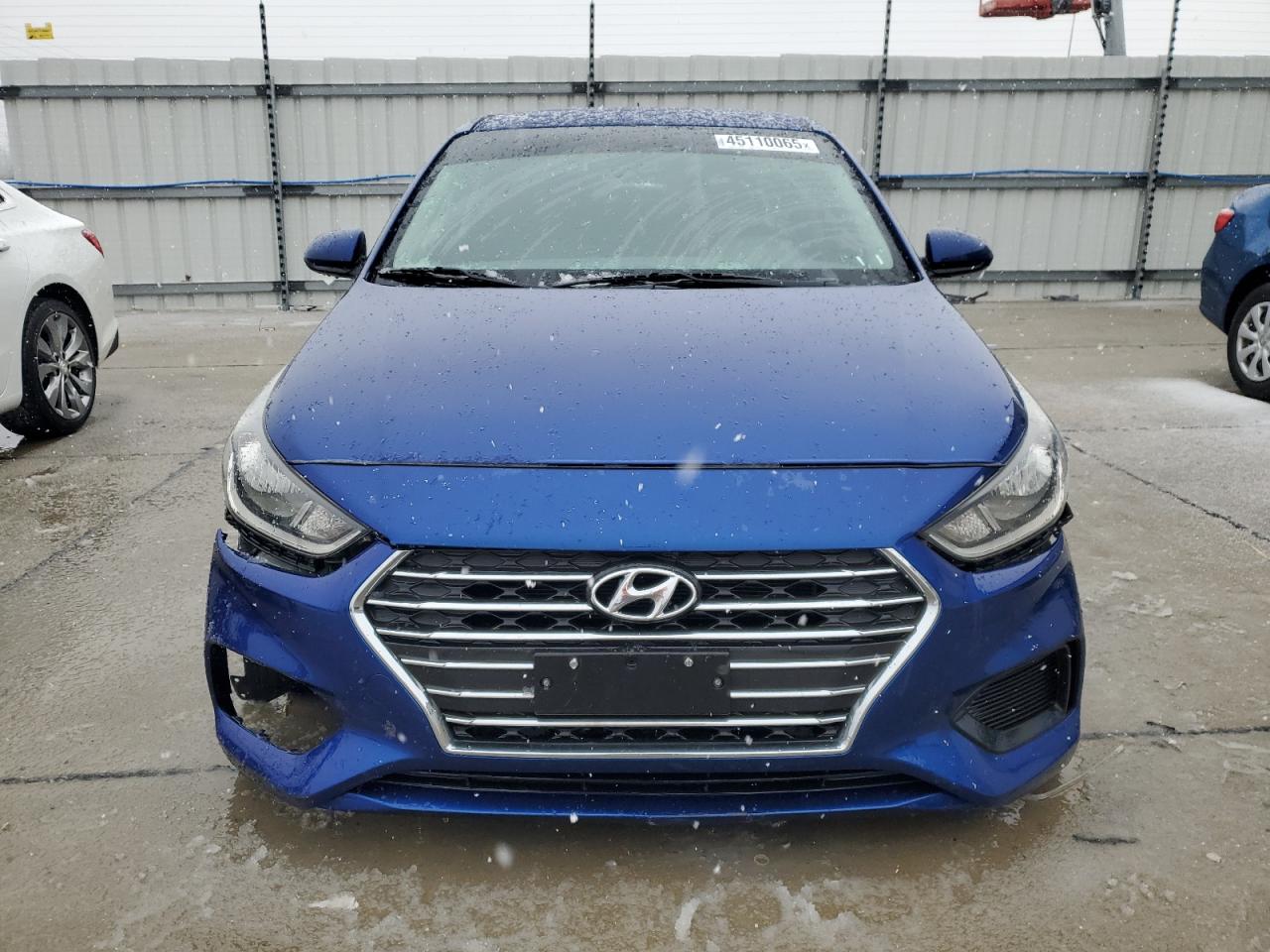 2019 Hyundai Accent VIN 3KPC24A3XKE068114 Copart auction photo, side damage thumbnail 5