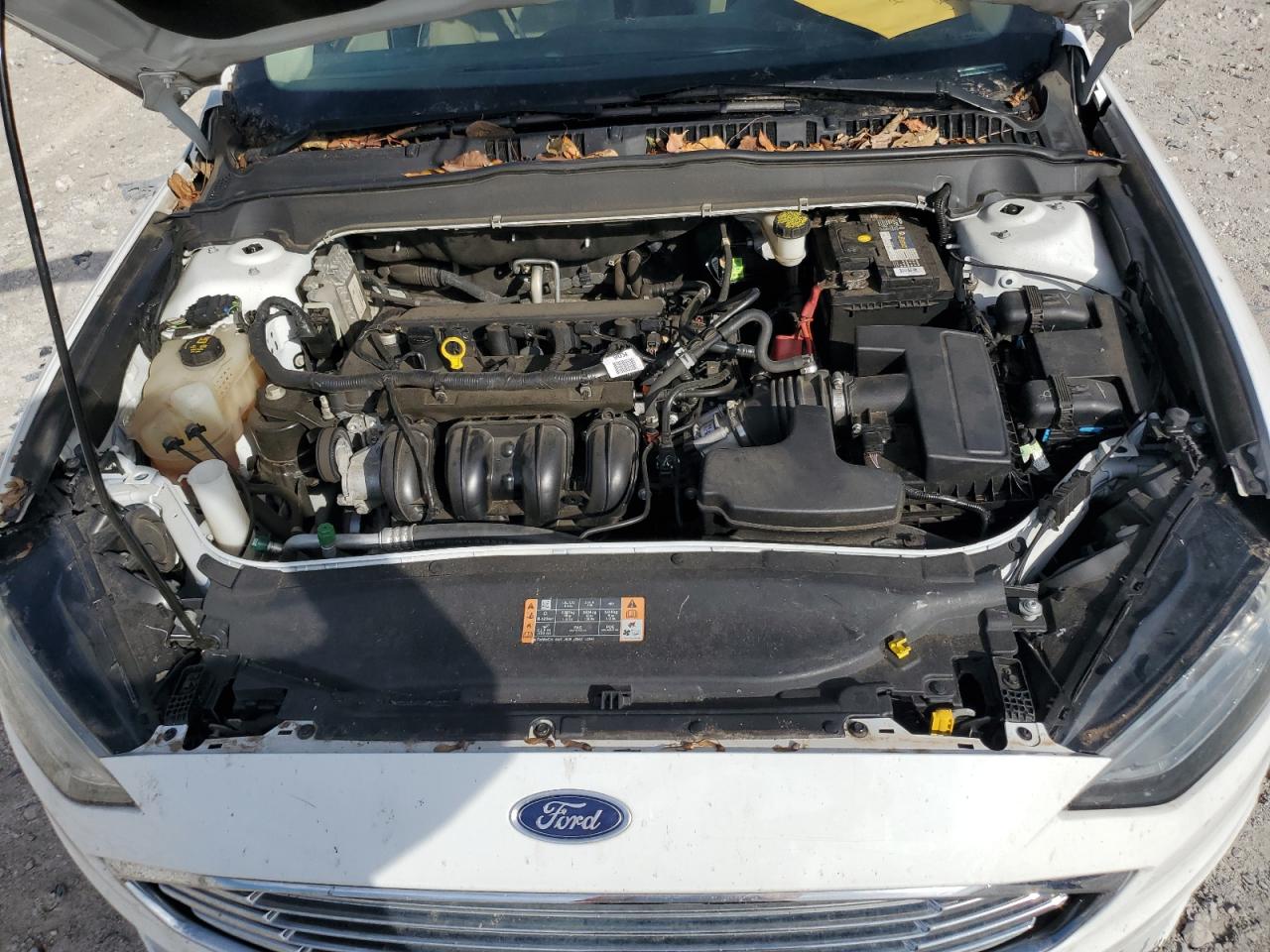 2017 Ford Fusion VIN 3FA6P0G75HR369592 Copart auction photo, rear end / side damage thumbnail 13