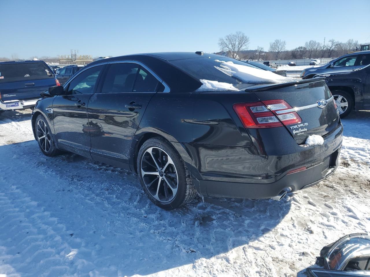 2015 Ford Taurus VIN 1FAHP2F88FG125695 Copart auction photo, front end / rear end damage thumbnail 2