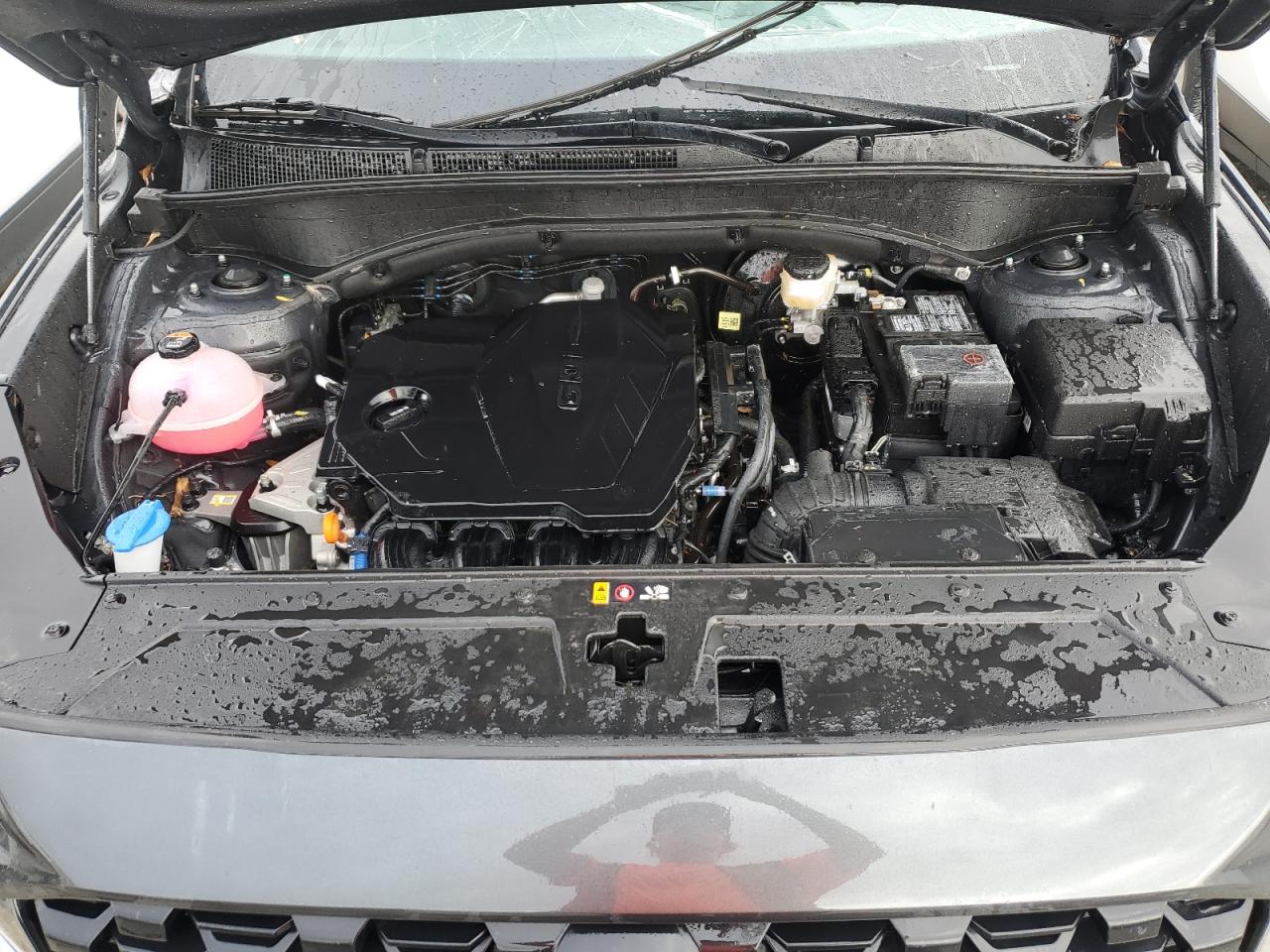 2023 Hyundai Santa Fe VIN 5NMS14AJ8PH648362 Copart auction photo, water/flood damage thumbnail 12