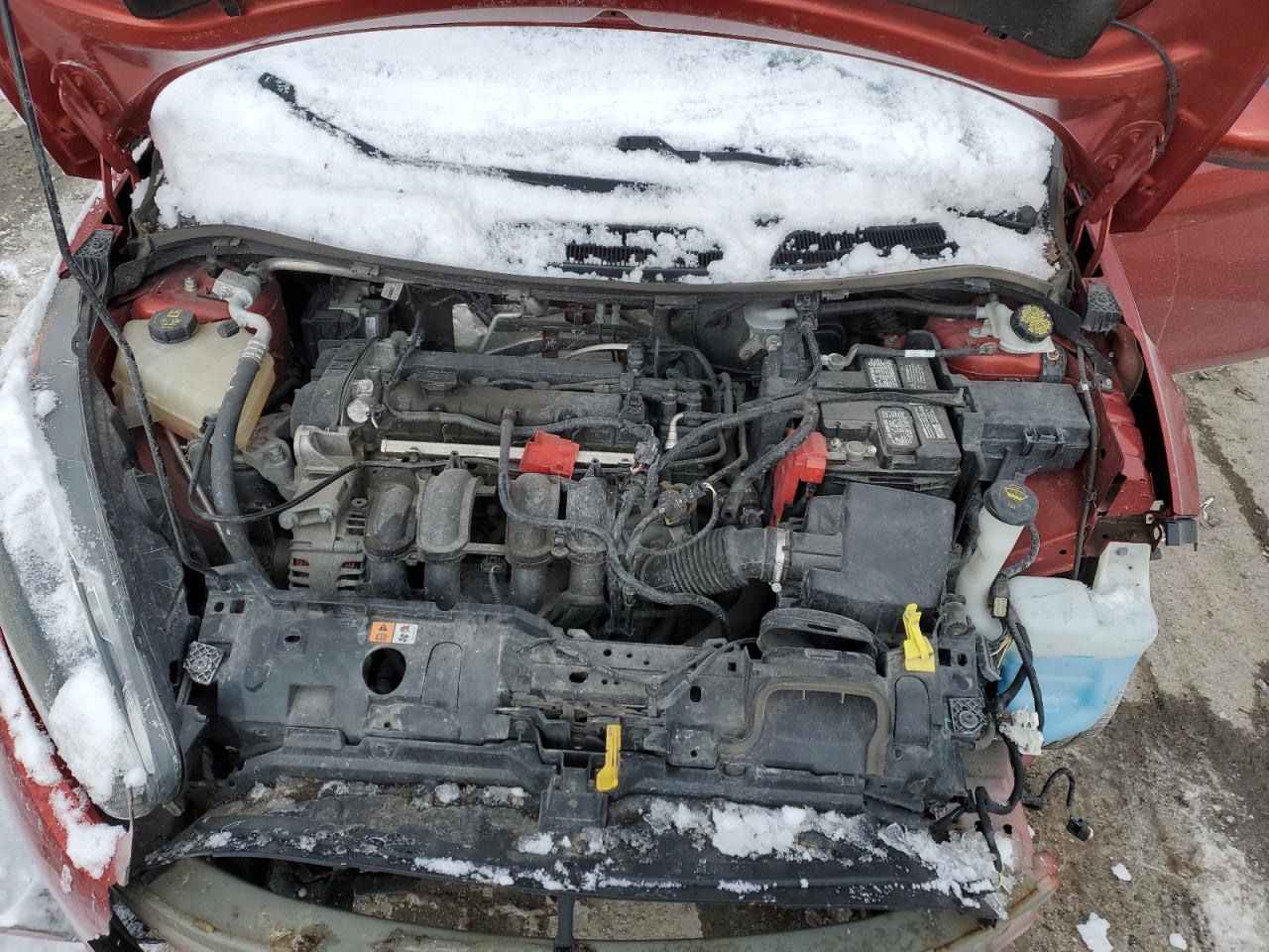 2019 Ford Fiesta VIN 3FADP4BJ0KM113897 Copart auction photo, front end damage thumbnail 12