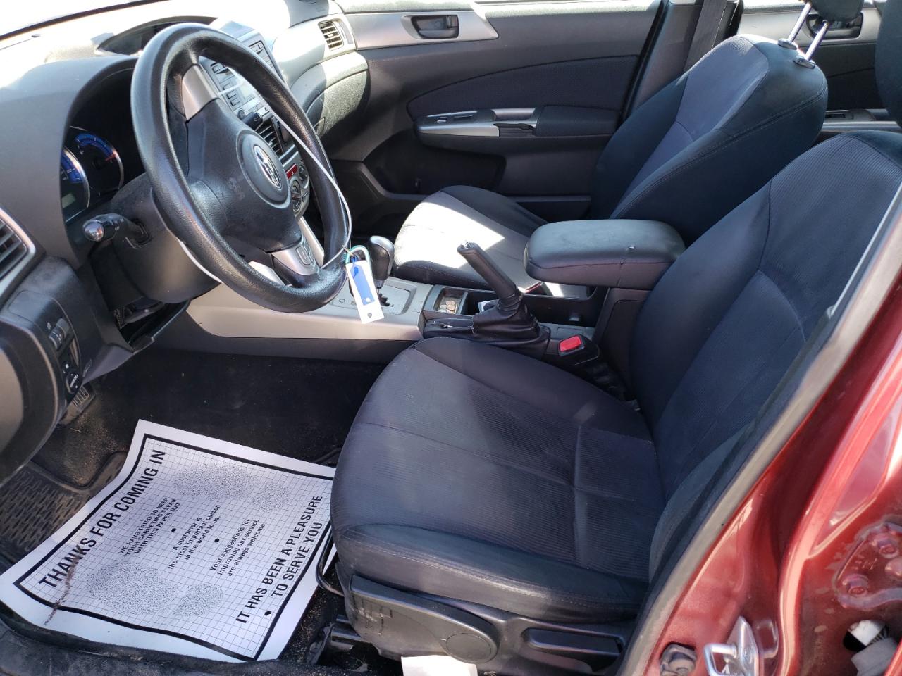 2009 Subaru Forester VIN JF2SH61619H718938 Copart auction photo, mechanical damage thumbnail 7