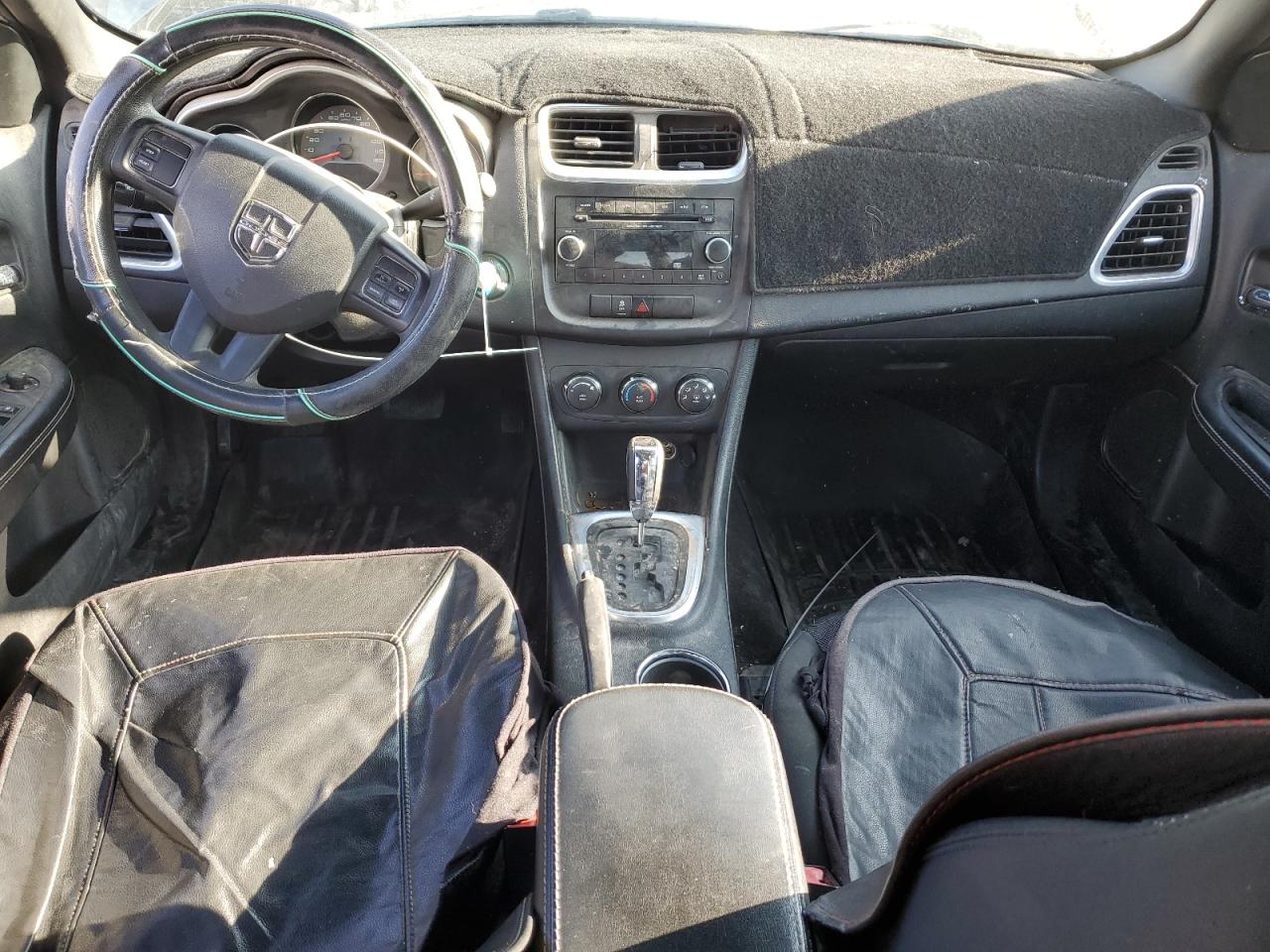 2013 Dodge Avenger VIN 1C3CDZAB0DN563701 Copart auction photo, side damage thumbnail 8