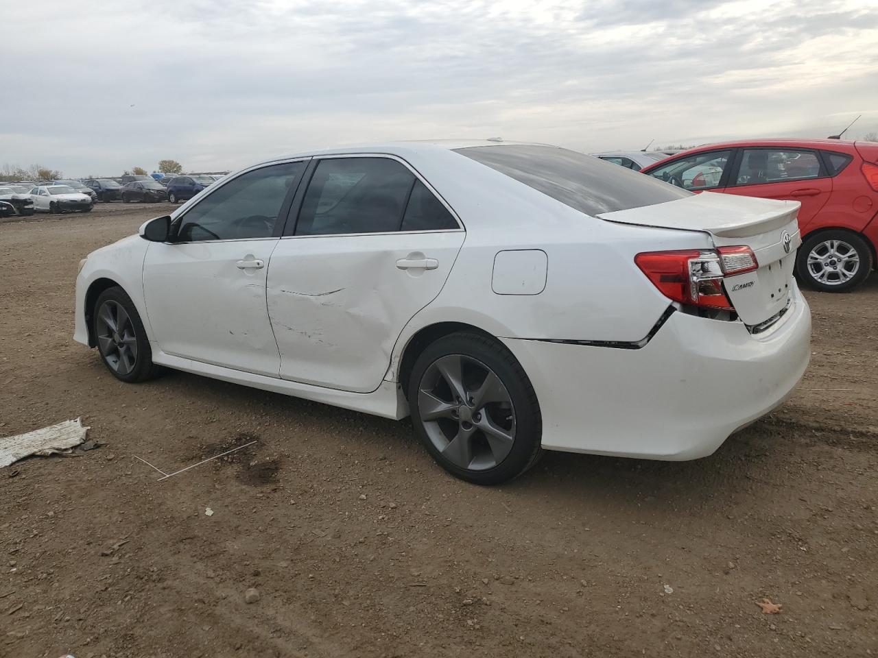 2012 Toyota Camry VIN 4T1BF1FK8CU620741 Copart auction photo, side / rear end damage thumbnail 2