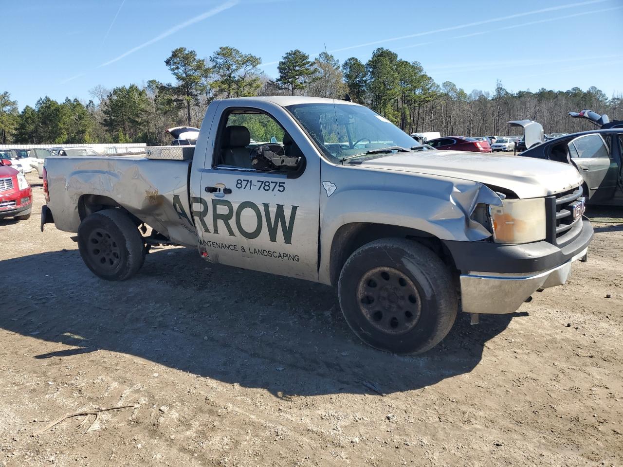 2008 GMC Sierra VIN 1GTEC14C68Z302634 Copart auction photo, all over damage thumbnail 4
