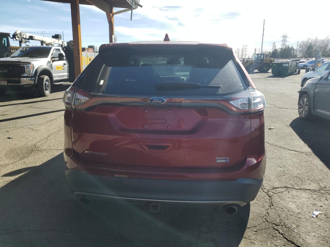 2016 Ford Edge VIN 2FMPK4J98GBC37269 Copart auction photo, front end damage thumbnail 6