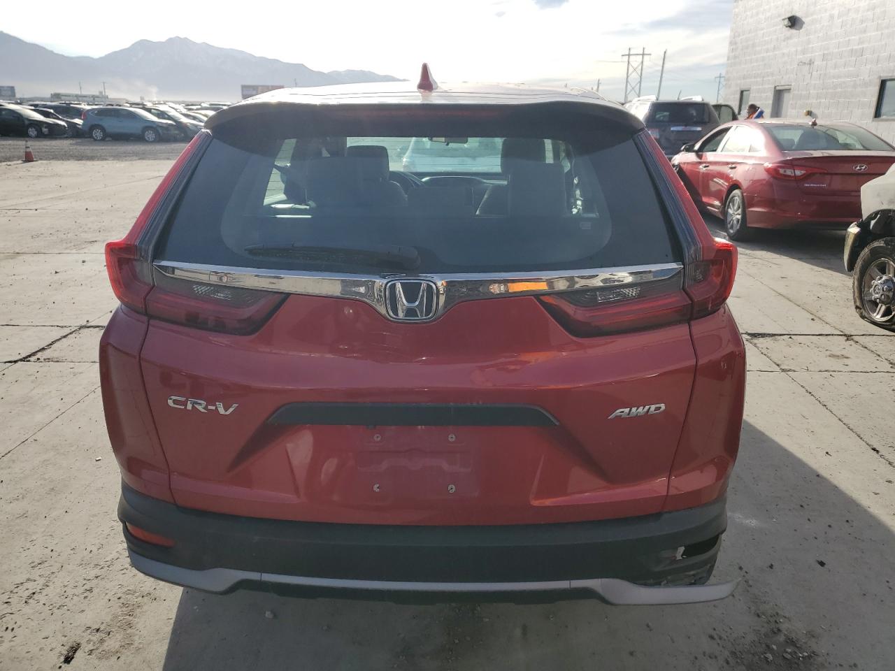 2020 Honda CR-V VIN 2HKRW2H23LH649967 Copart auction photo, rear end damage thumbnail 6