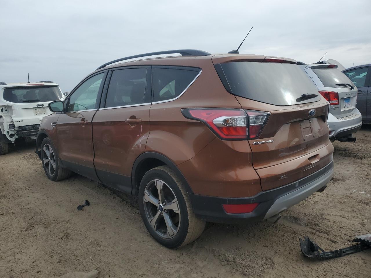 2017 Ford Escape VIN 1FMCU0G90HUA37880 Copart auction photo, front end / minor dent/scratches damage thumbnail 2