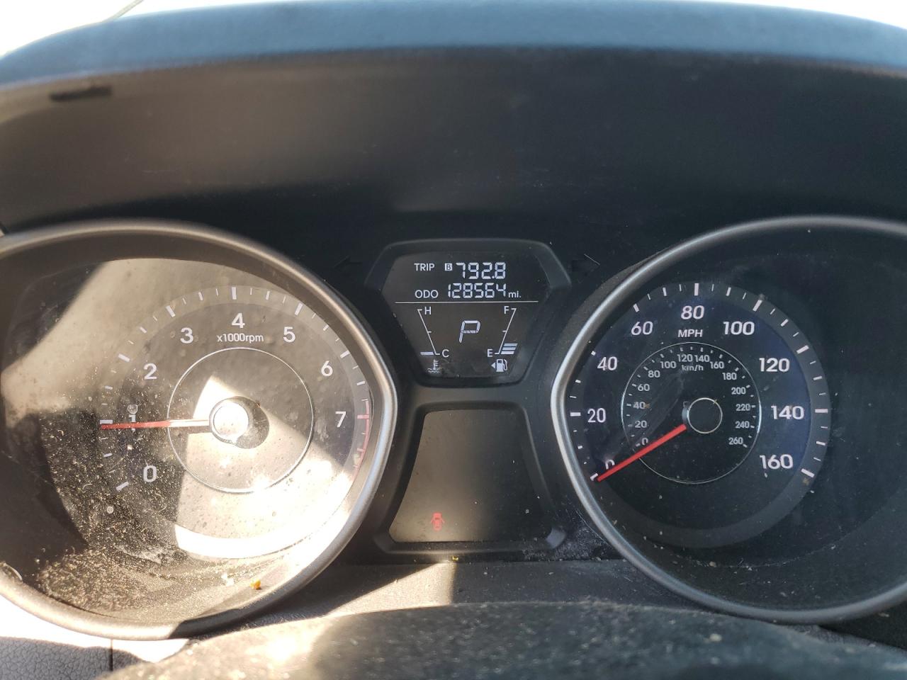 2013 Hyundai Elantra VIN 5NPDH4AEXDH418442 Copart auction photo, front end / minor dent/scratches damage thumbnail 9