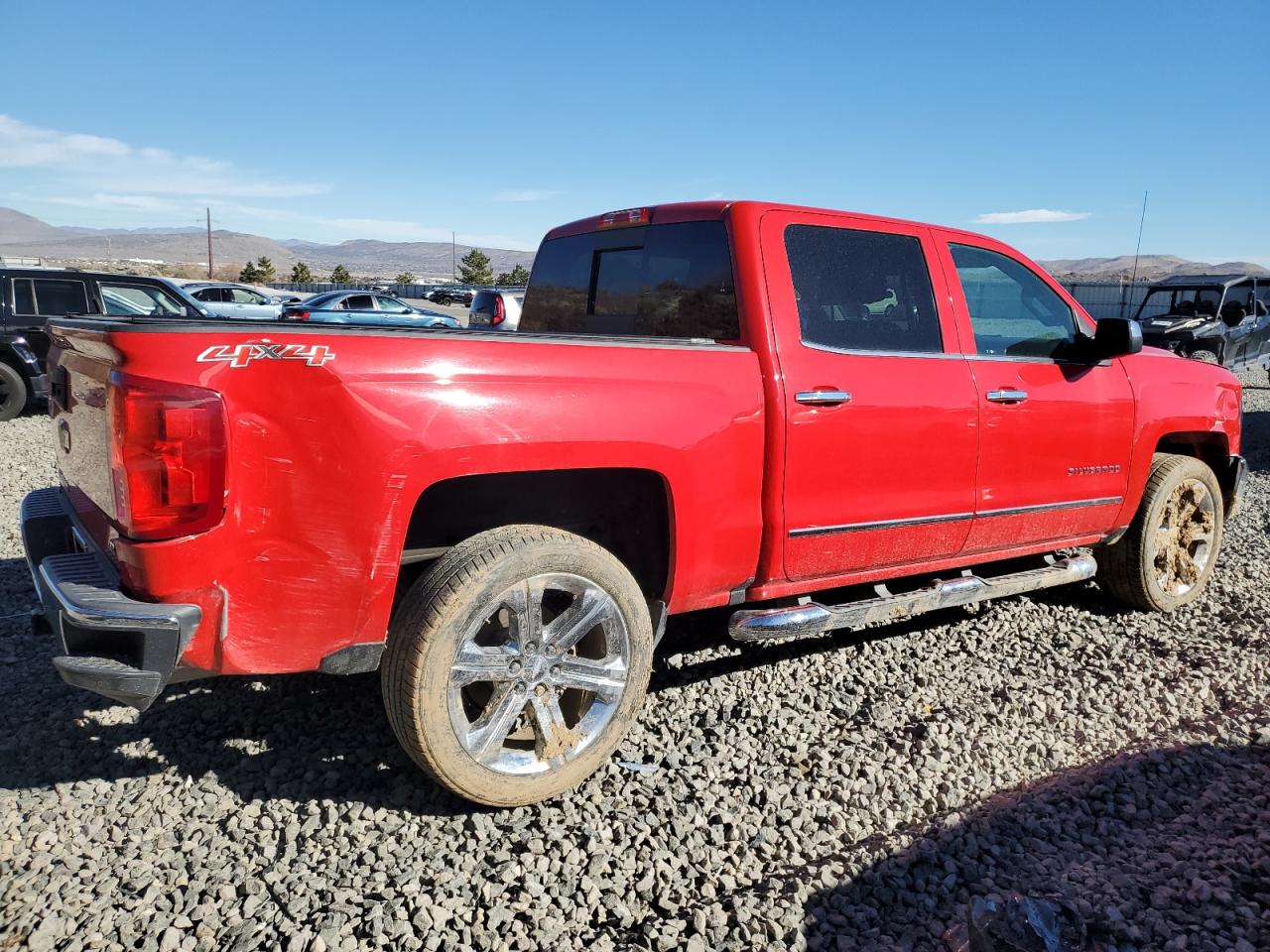 2016 Chevrolet Silverado VIN 3GCUKSEC8GG307559 Copart auction photo, all over damage thumbnail 3
