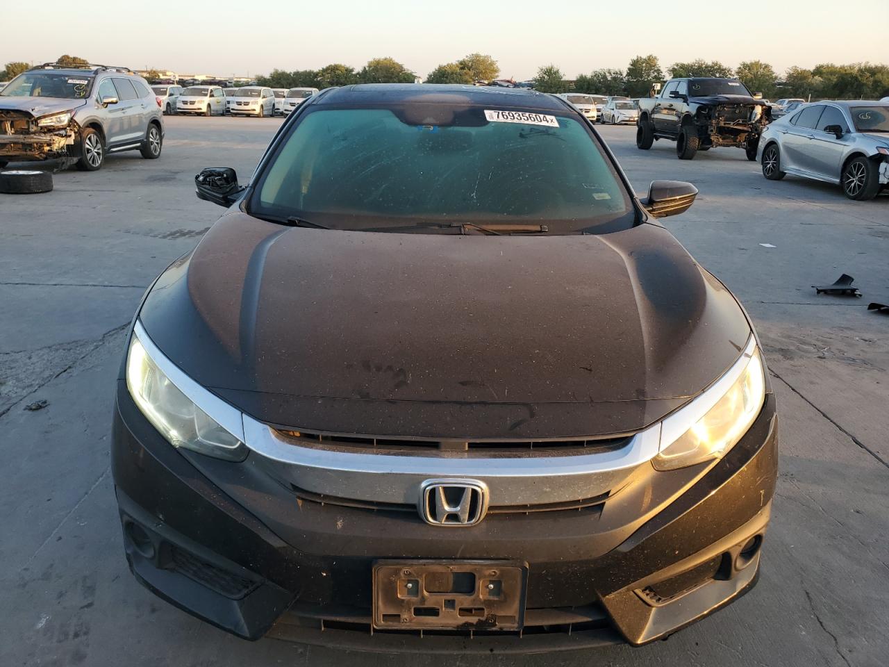 2018 Honda Civic VIN 2HGFC2F83JH545876 Copart auction photo, side damage thumbnail 5