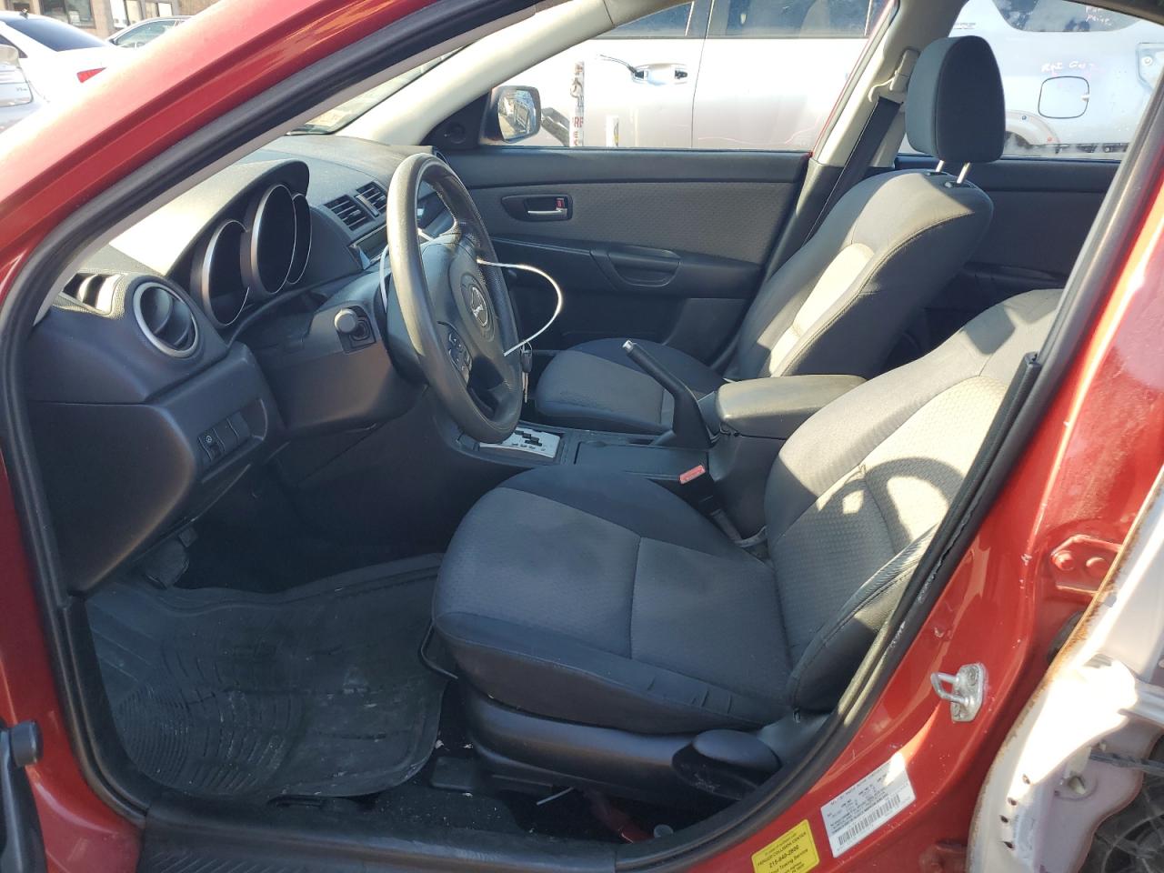 2005 Mazda 3 VIN JM1BK12F651332214 Copart auction photo, side damage thumbnail 7