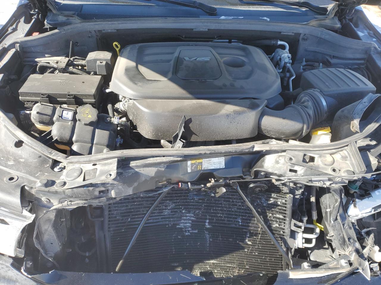 2018 Dodge Durango VIN 1C4RDJAGXJC176194 Copart auction photo, front end damage thumbnail 13