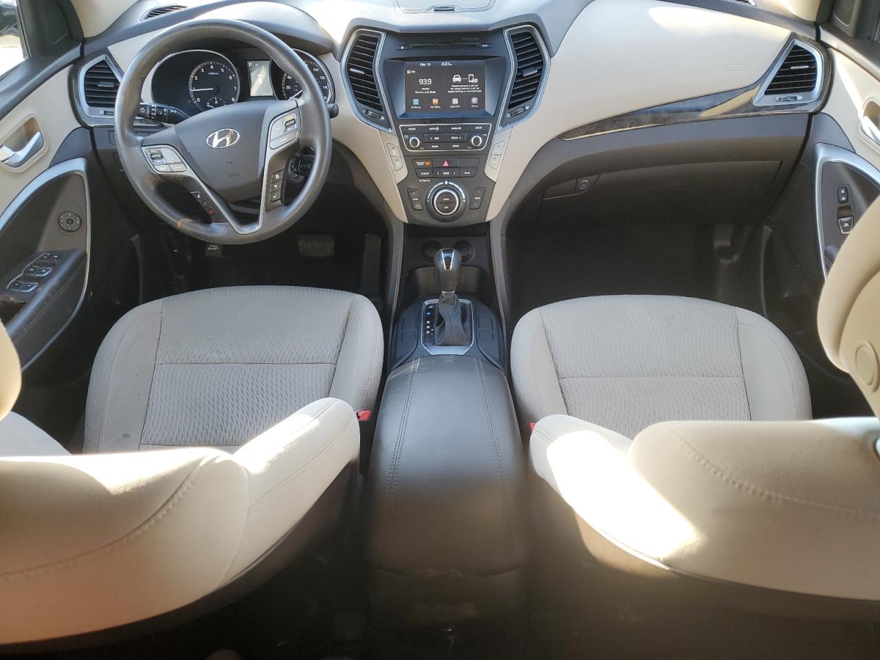 2017 Hyundai Santa Fe VIN 5NMZUDLB1HH008460 Copart auction photo, undercarriage / side damage thumbnail 8