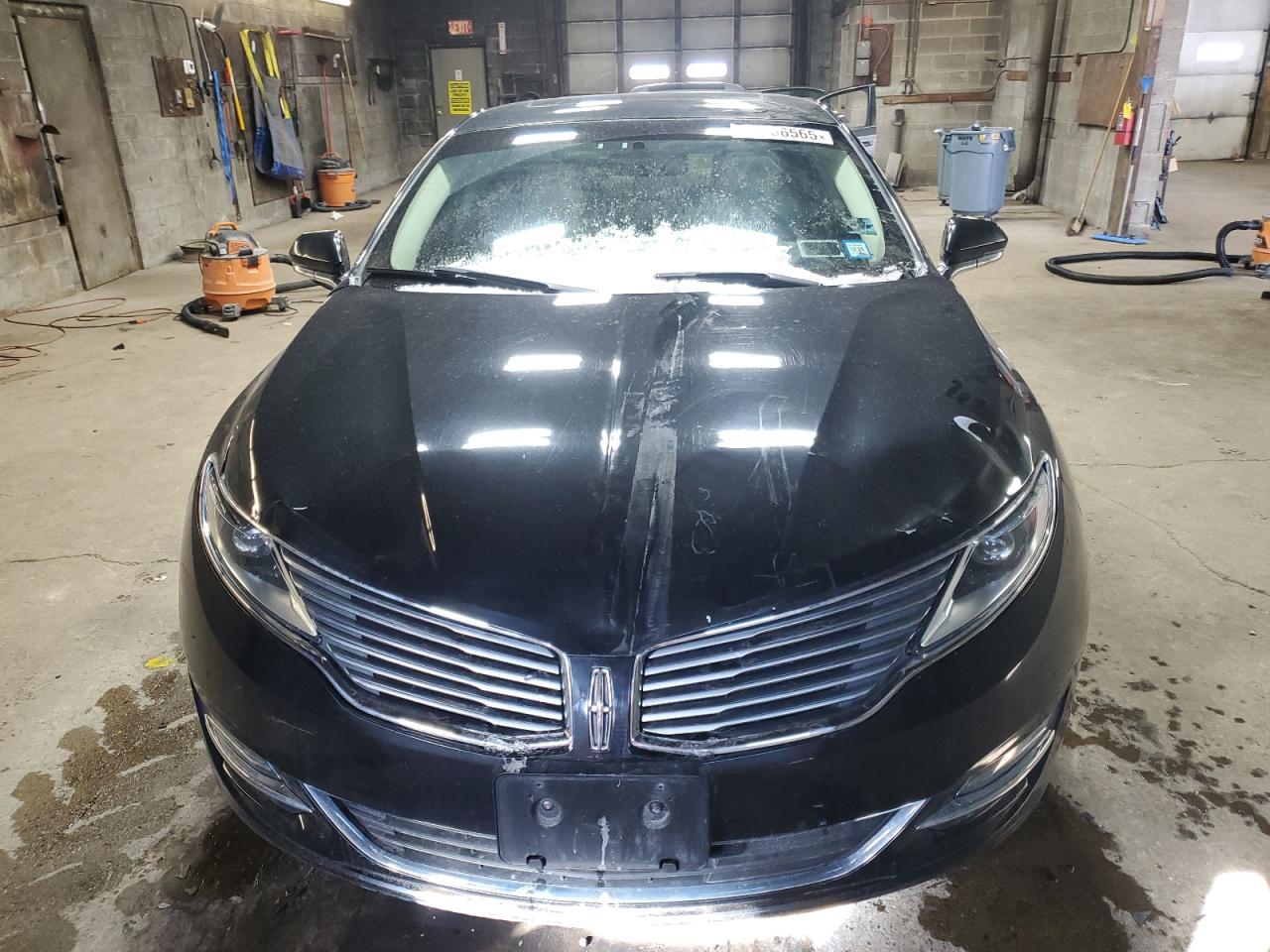 2014 Lincoln MKZ VIN 3LN6L2J98ER827743 Copart auction photo, front end / side damage thumbnail 5