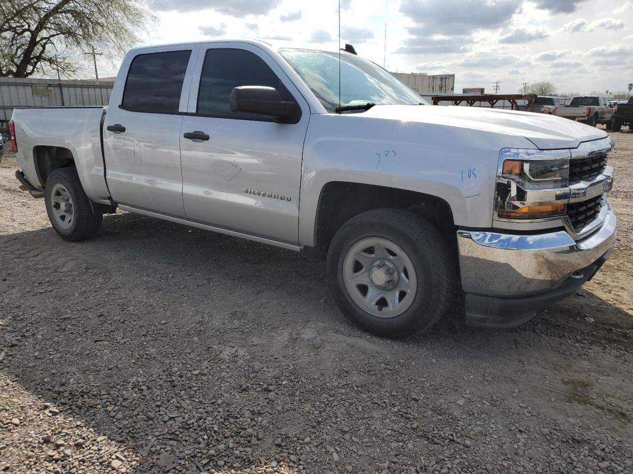2017 Chevrolet Silverado VIN 3GCPCNEC3HG166459 Copart auction photo, rear end / minor dent/scratches damage thumbnail 4
