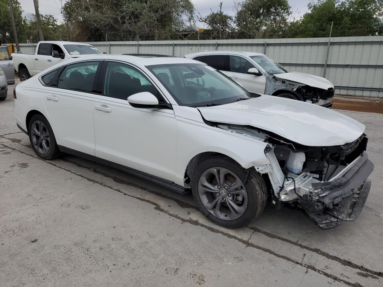 2024 Honda Accord VIN 1HGCY1F3XRA046330 Copart auction photo, front end / minor dent/scratches damage thumbnail 4