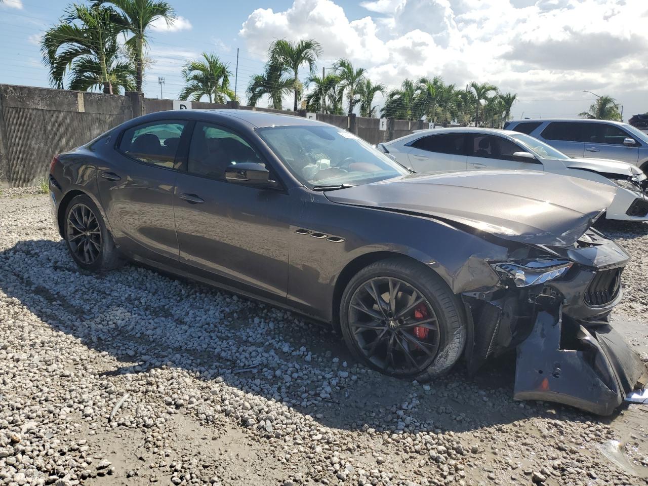 2020 Maserati Ghibli VIN ZAM57XSAXL1352531 Copart auction photo, front end damage thumbnail 4