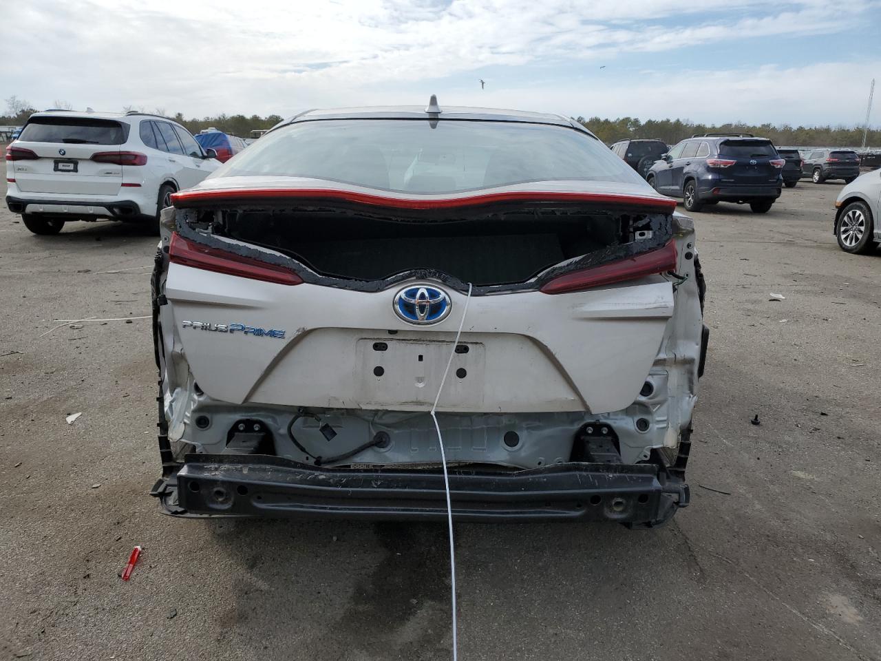2022 Toyota Prius VIN JTDKAMFP5N3206843 Copart auction photo, rear end / minor dent/scratches damage thumbnail 6