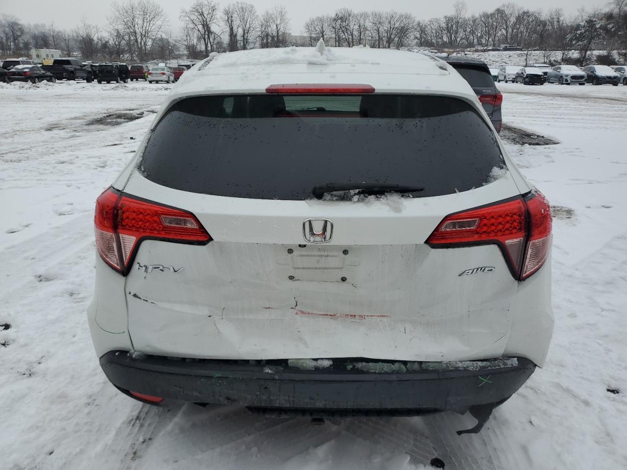 2016 Honda HR-V VIN 3CZRU6H58GM746700 Copart auction photo, rear end / minor dent/scratches damage thumbnail 6