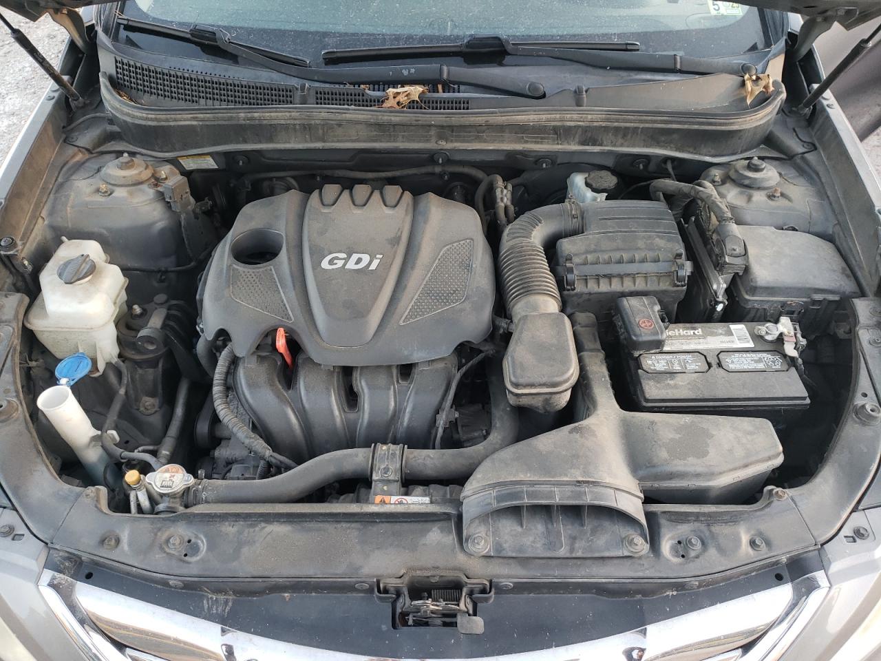 2013 Hyundai Sonata VIN 5NPEC4AC9DH654999 Copart auction photo, front end / undercarriage damage thumbnail 11