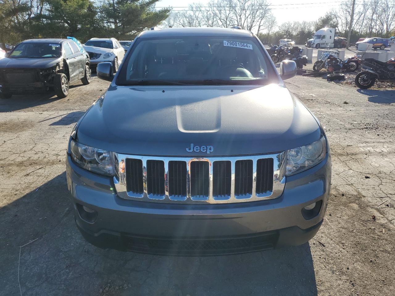 2013 Jeep Grand Cherokee VIN 1C4RJEAG0DC546718 Copart auction photo, front end / side damage thumbnail 5