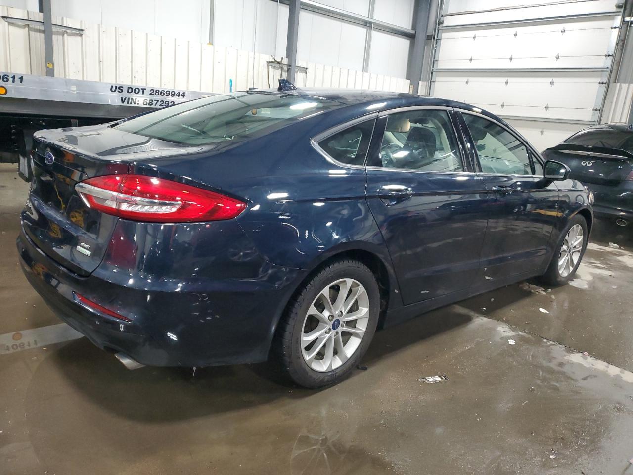 2020 Ford Fusion VIN 3FA6P0HD3LR163135 Copart auction photo, all over damage thumbnail 3