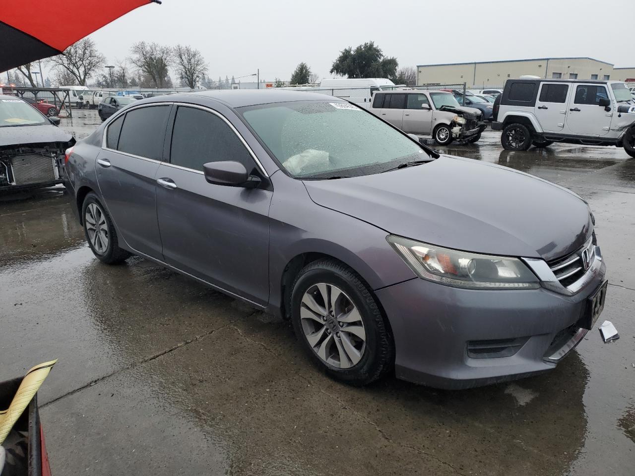 2015 Honda Accord VIN 1HGCR2F34FA167143 Copart auction photo, front end / side damage thumbnail 4