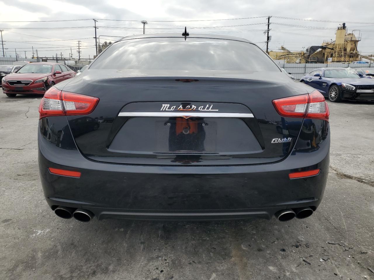 2016 Maserati Ghibli VIN ZAM57RSA3G1171384 Copart auction photo, front end damage thumbnail 6