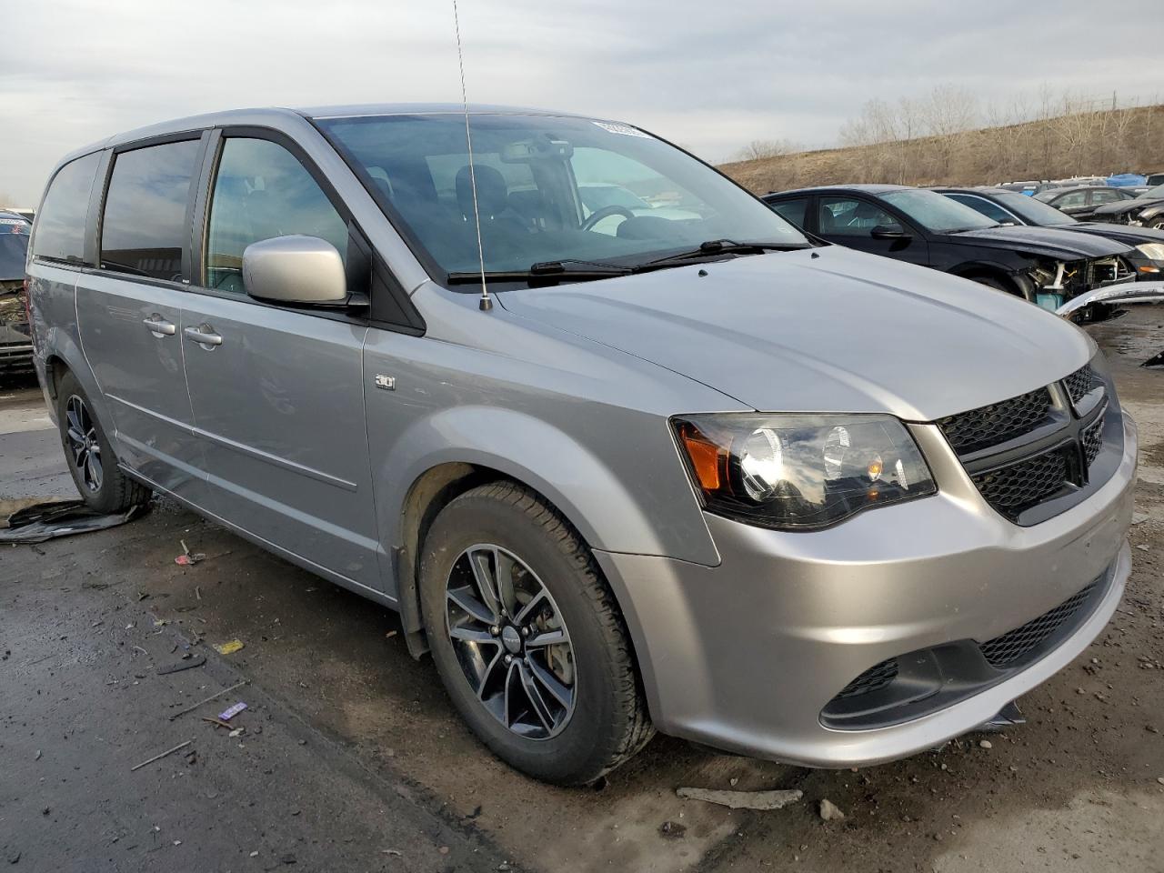 2014 Dodge Caravan VIN 2C4RDGBG5ER331734 Copart auction photo, side damage thumbnail 4