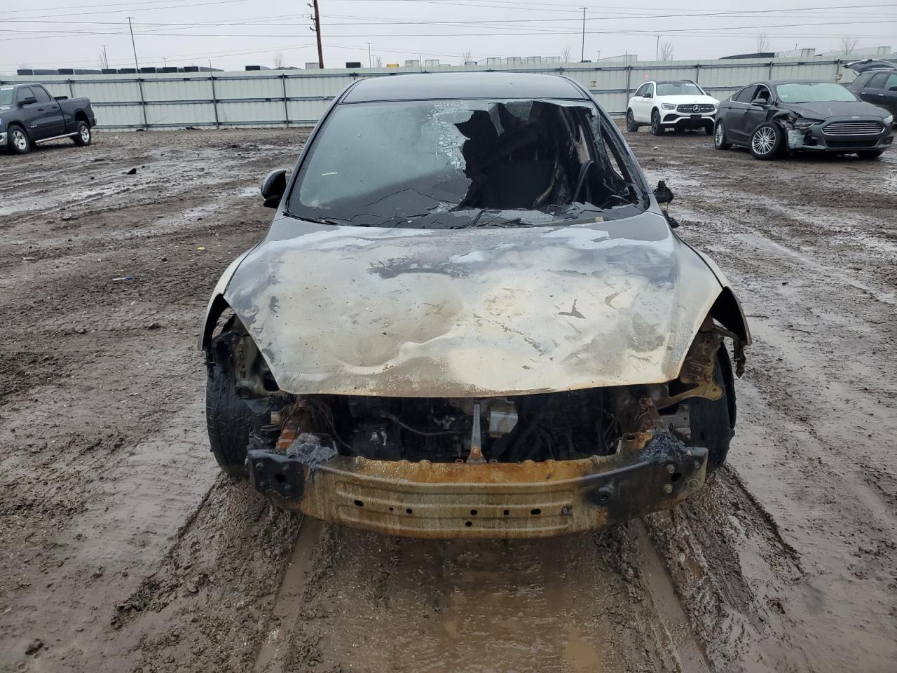 2012 Mazda 3 VIN JM1BL1V73C1552053 Copart auction photo, burn damage thumbnail 5