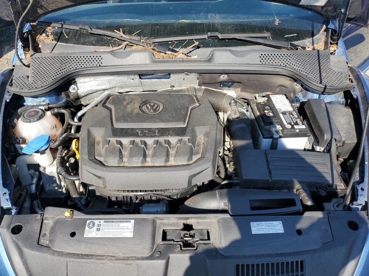 2018 Volkswagen Beetle VIN 3VWFD7AT4JM700857 Copart auction photo, top/roof / side damage thumbnail 11