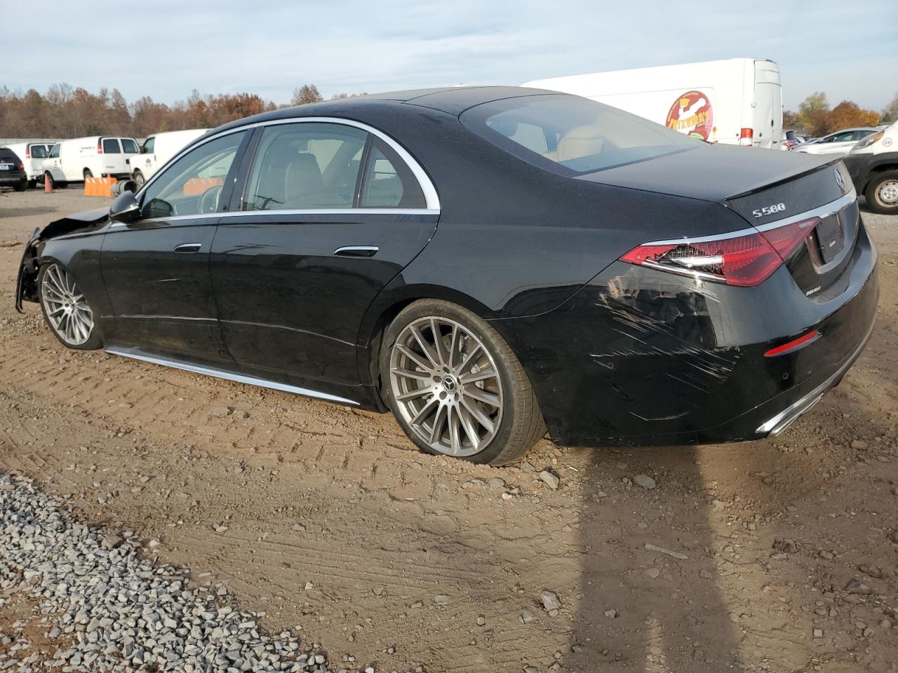2024 Mercedes-Benz S-klasse VIN W1K6G7GB8RA270094 Copart auction photo, front end damage thumbnail 2