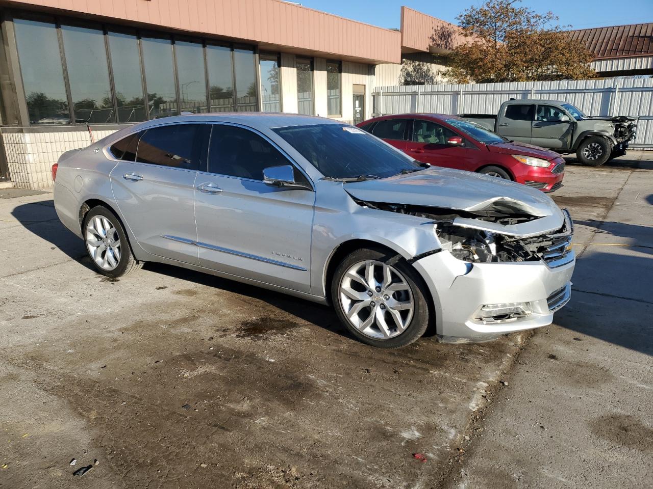 2017 Chevrolet Impala VIN 2G1145S34H9135991 Copart auction photo, front end / undercarriage damage thumbnail 4