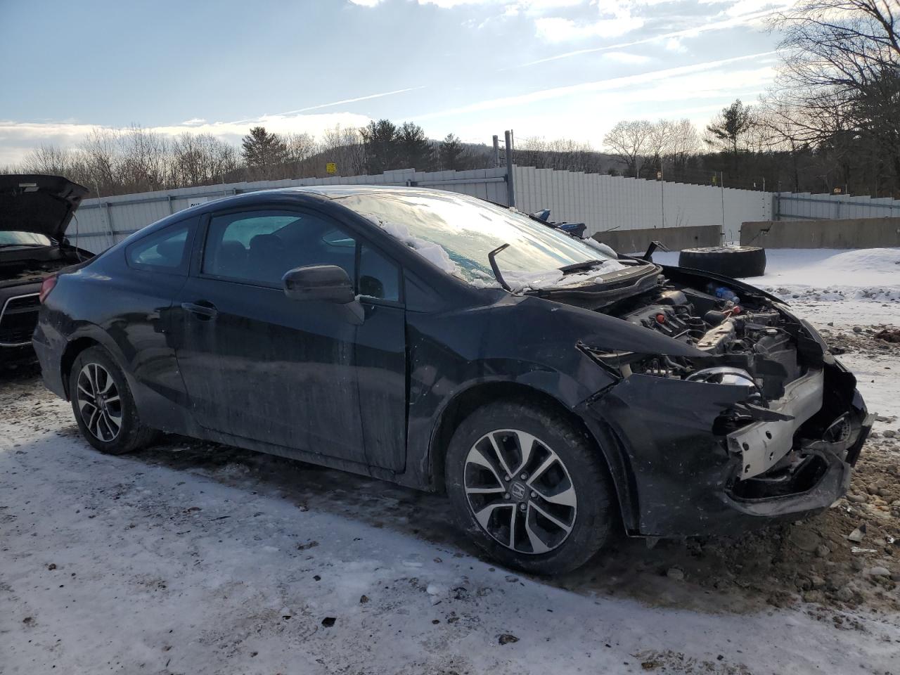 2015 Honda Civic VIN 2HGFG3A51FH508503 Copart auction photo, front end / side damage thumbnail 4