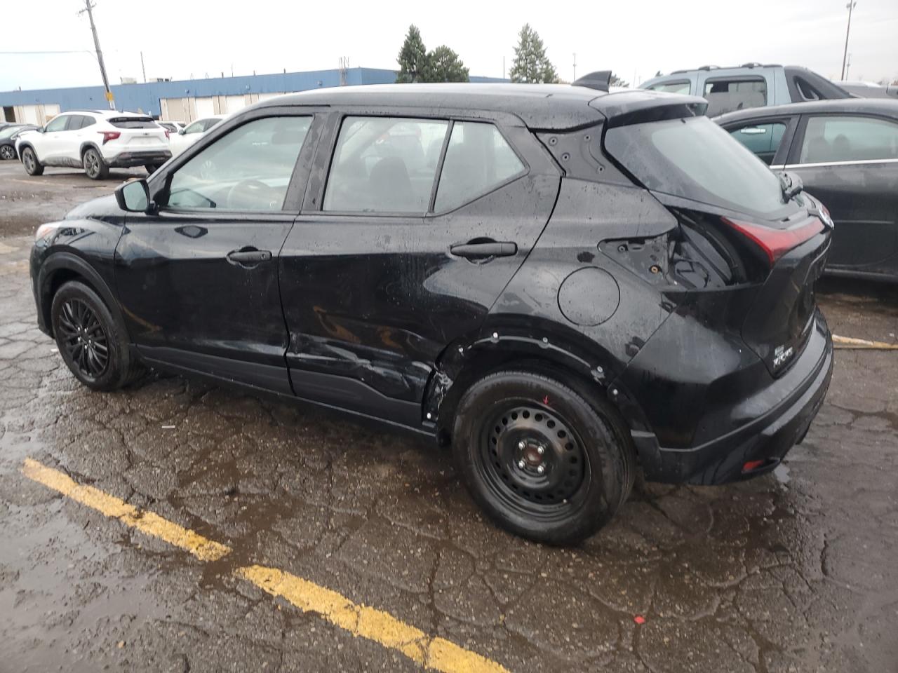 2021 Nissan Kicks VIN 3N1CP5BV0ML487856 Copart auction photo, side / rear end damage thumbnail 2
