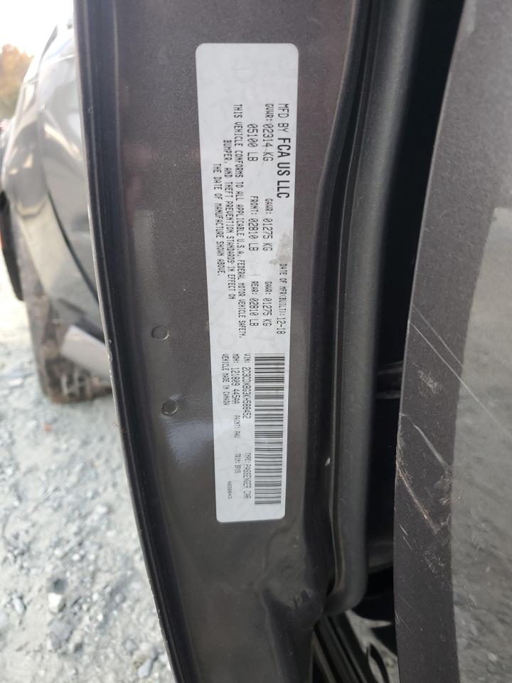 2019 Dodge Charger VIN 2C3CDXBG3KH588452 Copart auction photo, all over damage thumbnail 14