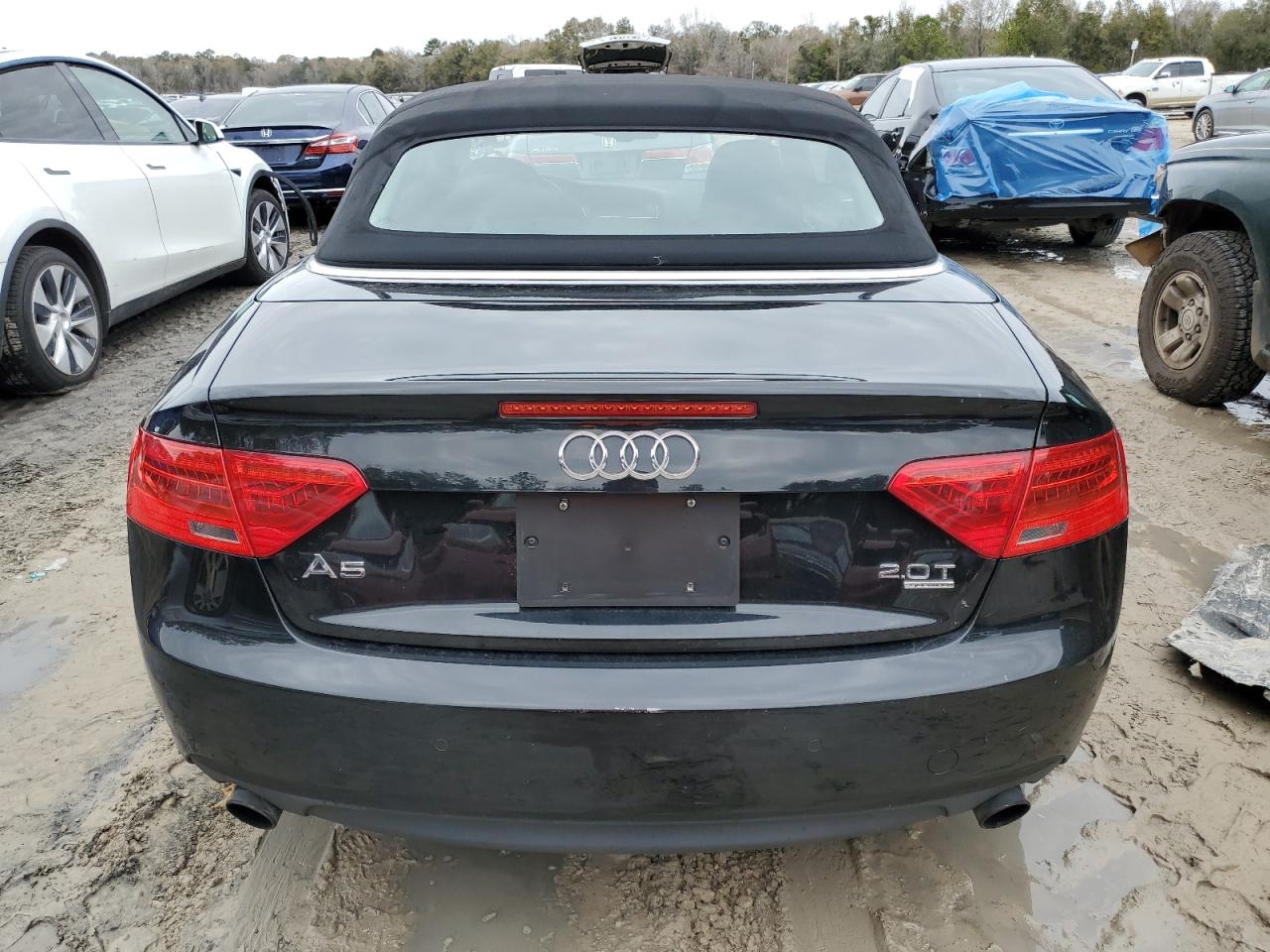 2014 Audi A5 VIN XAULFAFH1EN009859 Copart auction photo, front end damage thumbnail 6