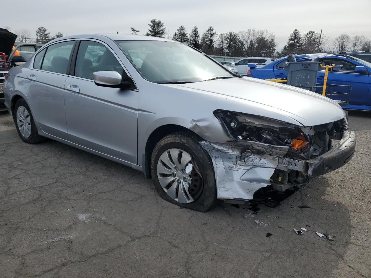 2008 Honda Accord VIN 1HGCP26378A127048 Copart auction photo, front end damage thumbnail 4