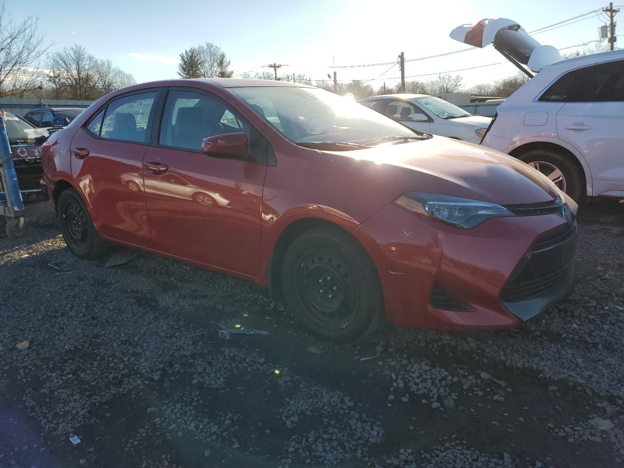 2018 Toyota Corolla VIN 2T1BURHEXJC090055 Copart auction photo, rear end / side damage thumbnail 4